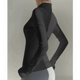 Women's High-End Yoga Fitness Suit Standing Collar Long-Sleeved Sports Jacket for Active Wear And Exercise