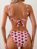 2026 Push Up Strappy Bikini Two Piece Swimsuit Women Printed Swimwear Female Bathers Bathing Swimming Swim Suit Beachwear