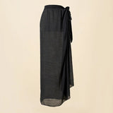 Women Bathing Suit Wrap Summer Ruffle Long Sarong Cover Ups Swimsuit Beach Skirt Bikini Cover Up Swimwear Beach Wrap Skirt