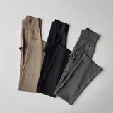 Autumn High-Waisted Women's Micro Yoga Fitness Pants Tight Fit Comfortable Outdoor Suitable Leggings with No Awkward Lines