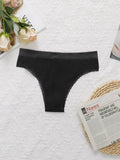 Women's sexy embroidered flower triangle underwear with seamless inner lining antibacterial easy to wash and dry underwear Z412