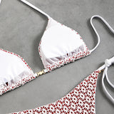 2026 Halter String Bikinis Sexy Triangle Swimsuit Women Plaid Swimwear Female Bathers Bathing Swimming Swim Suit Beachwear