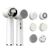 IPX6 Waterproof Electric Cleansing Brush 6 In1 Sonic Rotating Deep Cleansing Brush Remove Acne Pore Skin Rejuvenation Beauty