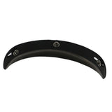 Universal Black 3-Snap Motorcycle Helmet Peak Lens Open Face Sun Shade Visor Shield