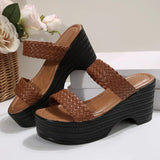 Women Sandals 2026Summer New Outdoor Beach Sandals Comfortable  Wedges Shoes for Women Design Casual Sandals Size 35-42