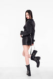American A-line Half Length Skirt Spring/summer Small Spicy Girl High Waist Slim Fit Tight Sexy Shining Leather Short Skirt 3XQZ
