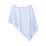 Women Shawl Wrap Tops Elegant Shiny Sequins Fine Mesh Shoulder Knit Cover-up for Spring Summer