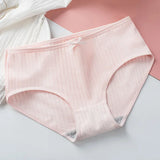 Cotton Panties Sexy Women Lingerie Women's Briefs Underpants Low Waist Panty Intimates Comfy Breathable Seamless Underwear