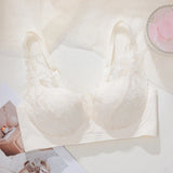 French Style Sexy Lace Underwear Set, Non-Padded Push Up Bra for Small Bust, Wirefree & Breathable, New Hot Bestseller MOYISU AB