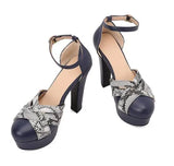 Summer New Style Fashion High-heeled Exposed Toes Women's Sandals Party Color Blocking Buckle Strap Square Heel Women's Sandals