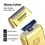 Hair Clippers for Men Professional Cordless Barber Clipper T-Blade Beard/Hair Trimmer Set Electric Razor Foil Shaver Nose Tr