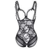 Erotic underwear for men, sexy purple pajamas, lace jumpsuit, open and easy to take off