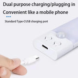 Night light LED Cabinet Light USB Rechargeable Motion Sensor Light Suitable For Kitchen Wardrobe Cabinet Lighting 30cm/40cm/50cm