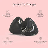 Double-Sided Sticky Bra Pads Women Summer Ultra Instant Push Up Bra Pads Reusable Padded Inserts Strapless Lift For Swimsuit