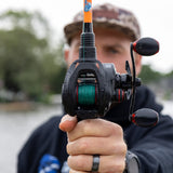 Reaction Tackle Braided Fishing Line - NO FADE Moss Green