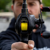 Reaction Tackle Braided Fishing Line - NO FADE Yellow