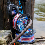 Reaction Tackle X8 Braided Fishing Line - USA Camo 8 Strand