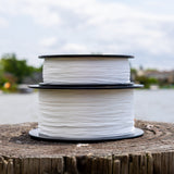 Reaction Tackle X8 Braided Fishing Line - NO FADE White 8 Strand