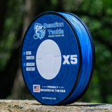 Reaction Tackle BRAIDED IN THE USA Fishing Line- X5
