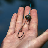 Reaction Tackle Tungsten Football/Swing Jig Heads- 3-Pack