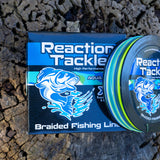 Reaction Tackle X8 Braided Fishing Line - Aqua Camo 8 Strand