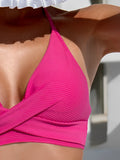 Sexy High Waist Bikini 2026 Women Halter Swimwear Female Swimsuit Solid Bathers Swimming Bathing Swim Suit Summer Beachwear