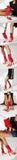 Plus Size 48 Sexy Red Thin High Heels Party Sandals Women Black Dancing Shoes Stilettos Summer White Ankle Booties