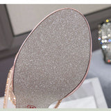 2026 Brand New Summer Sexy 10cm High Stiletto Heels Sandals for Women Wedding Rhinestones Ankle Wrap Party Shoes Big Size 42