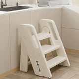 2 Step Foldable Ladder Stool Baby Kids Toddler Bathroom Sink Non Slip Portable Lightweight Escalera Madera Household Kitchen