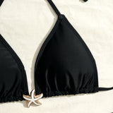 2026 Triangle String Bikinis Women 3 Pieces Swimwear Female & Beach Skirt Sexy Swimsuit Bathers Bathing Swimming Swim Suit Beach