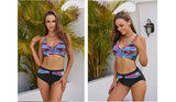 Fashion Swimsuit Set Women's Bikini Sets Sexy Summer Beach Holidays Two Piece Swimwear Swimming Clothing Beachwear
