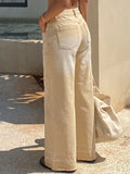 European and American style 2026 women's jeans wide leg pants jeans pants trousers