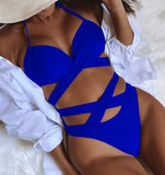 Sexy Underwired Bra Cup Female Swimsuit High Waist Bikini Women Swimwear Two-pieces Bikini set Push Up Bathing Suit Swim Lady