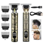 Professional Hair Clipper for Men T9 Electric Hair Cutting Machine Hair Cut Remover Barber Shaver Rechargeable Hair Trimmer