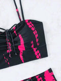2026 Print String Bikini Swimsuit Women High Waist Shorts Swimwear Female Bathers Bathing Swimming Swim Suit Beachwear
