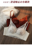 Tight Fit French Lace Bra for Small Bust - Comfort Lift Anti Sagging, Sexy Lace Back & Thin Strap Lingerie MOYISU Sexy Bras AB