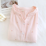 Maternity Pajamas Breastfeeding Clothes Woman Feeding Nightie Autumn Long Sleeve Sleepwear Women's Cotton Wear Pregnant