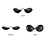 Women Silicone Chest Pad Anti-slip Invisible Thickened Breast Support Sticky Pasties Nipple Covers Strapless Adhesive Bra