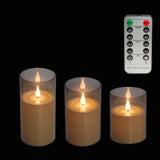 FPOO Led Candle Flameless Candles LED Light With Remote Control Electronic Candle Lamp For Holiday Party Home Room Decoration