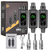 Professional UHF Wireless Microphone Converter Wireless System XLR Transmitter and Receiver Support 0V 48V Mics