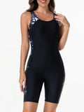2026 Vintage Racing Swimsuit One Piece Long Knee Swimwear Women Rush Guard Bathing Swimming Swim Suit Female Beachwear XXL