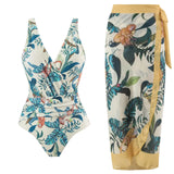 2026 Print Swimsuit One Piece & Swim Dress Sexy Swimwear Women Bathing Suit Padded Beachwear Swimming Summer