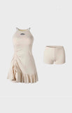 New Split Swimsuit for Women's Sports, American Style, Conservative, Meat Covering, Slimming, Vacation, Seaside Swimsuit