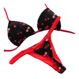 Triangle Thong Bikini 2026 Women Halter Brazilian Swimsuit Sexy Printed Swimwear Female Bathers Bathing Swimming Swim Suit
