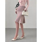 Pure Desire Style Gentle Sexy High Waist Slimming Ruffled Mid-Length Bodycon Mermaid Skirt Slim Women Mini Skirts 2026 New EVP8