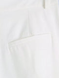 Foridol White Cotton Linen Long Pants Set Sleeveless Vest Pants Suit Office Lay Autumn Summer Wide Leg Casual Fashion Set Outfit