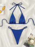 Sexy Extreme Mini Micro Thong Bikini 2025 Diamond Bikinis Female Swimsuit Women Swimwear Two-pieces Bikini Set Bathing Suit Swim