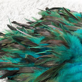 Womens Faux Feather Mini Skirt Elastic Mid Waist A-line Skirt Ladies Mardi Gras Outfit Festivals Carnival Dance Party Supplies