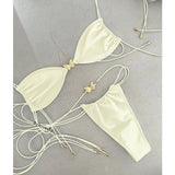 Sexy Bikinis 2025 Swimsuit For Women Butterfly Swimwear Brazilian Bikini Set Biquini Female Swimuits Bandeau Black Beachwear