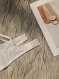 Women's Steel Rim Embroidered Lace Underwear Collar Push Up Shoulder Straps Adjustable Comfortable Close fitting Bra MR2642